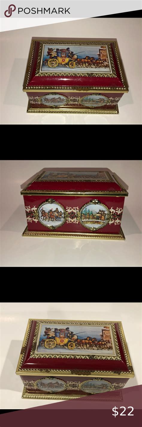 western germany metal box 1940|vintage west german metal boxes.